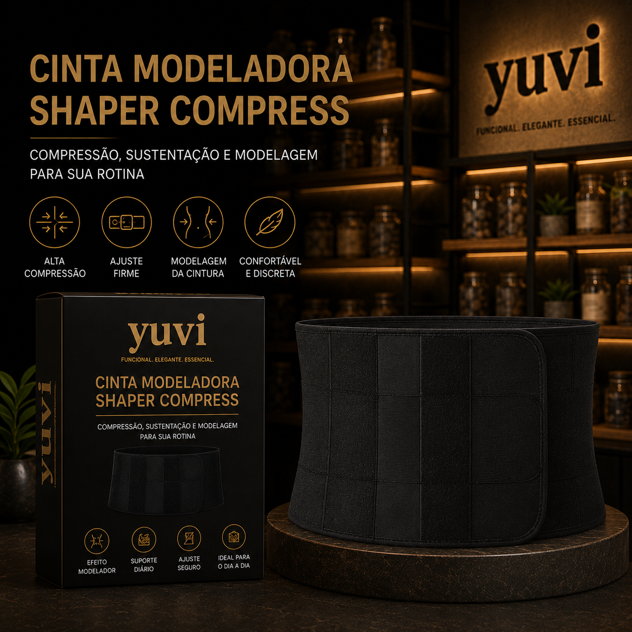 Cinta Modelador Shaper Compress