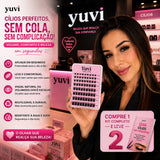Yuvi™ LashLux Pro – Kit Completo Volume Efeito Extensão