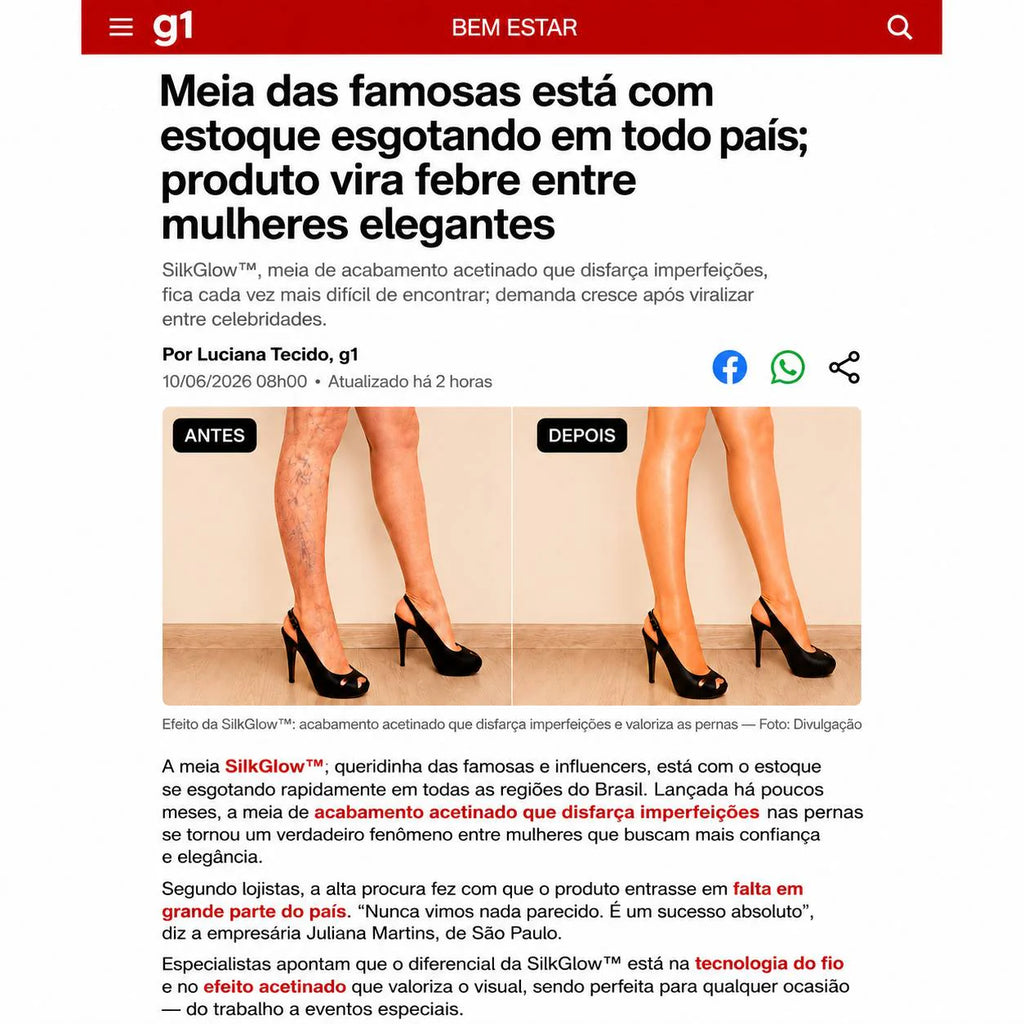 SilkGlow™ | Meia-Calça Premium Efeito Pernas Perfeitas