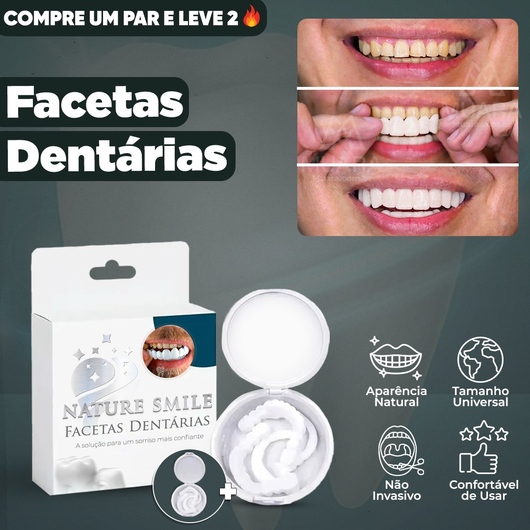 NatureSmile™ SmileUltraFit - Facetas Dentárias Premium de Encaixe Natural