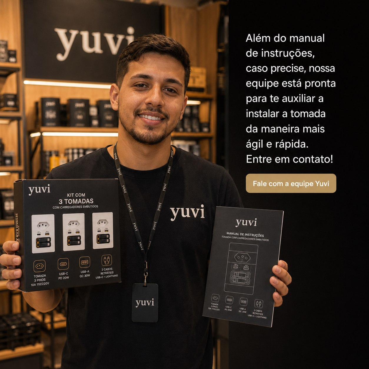 ChargeMax™ 4 em 1 – Tomada Inteligente Premium