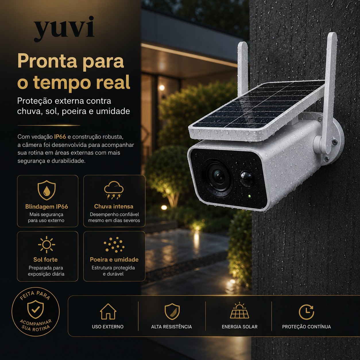 Sentinel Solar Pro™ – Câmera Solar Inteligente 4G - Monitoramento Inteligente 24 Horas