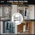 Yuvi TitanFold™ Andaime Dobrável Profissional