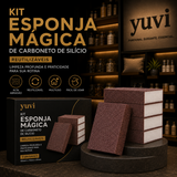 Kit Esponja Mágica de Carboneto de Silício (Reutilizáveis)