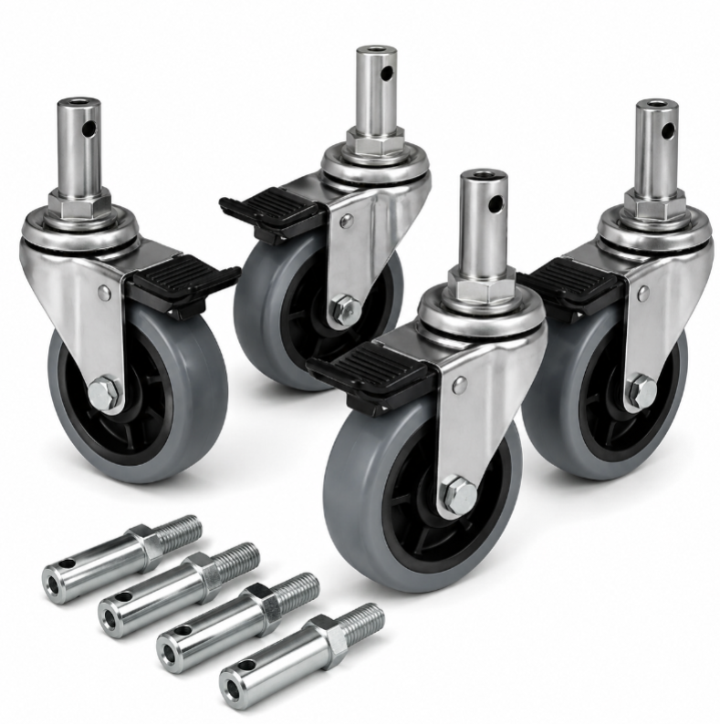RollPro™ – Kit de Rodízios Premium com Trava